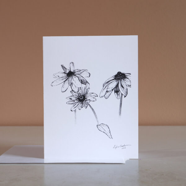 Black-eyed Susans - note card